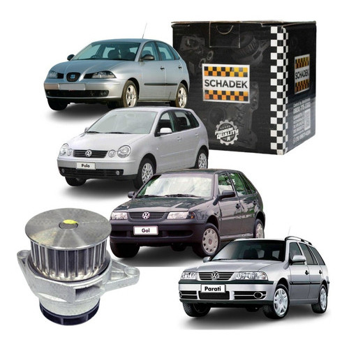Bomba Dagua Vw Gol 1.0 16v 97 98 99 00 01 02 03 04 2005 em Oferta na Shopee