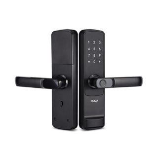 Fechadura Eletrônica Digital 5 em 1 Com Biometria, Bluetooth, Senha Touch, Chave e Tag Ekaza em Oferta na Shopee