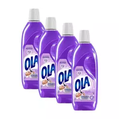 Kit 4 Sabão Líquido Ola Bebê Lavanda 1L