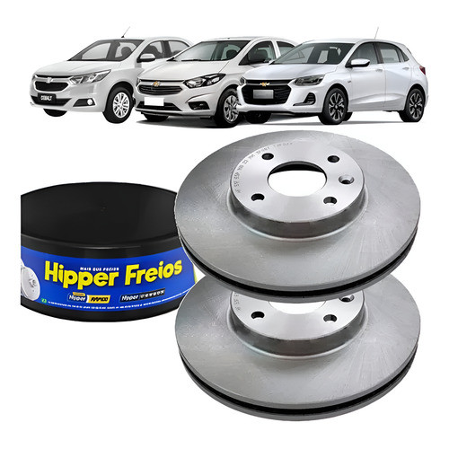 Par De Disco De Freio Cobalt Joy Onix Prisma - 2012 À 2020 em Oferta na Shopee