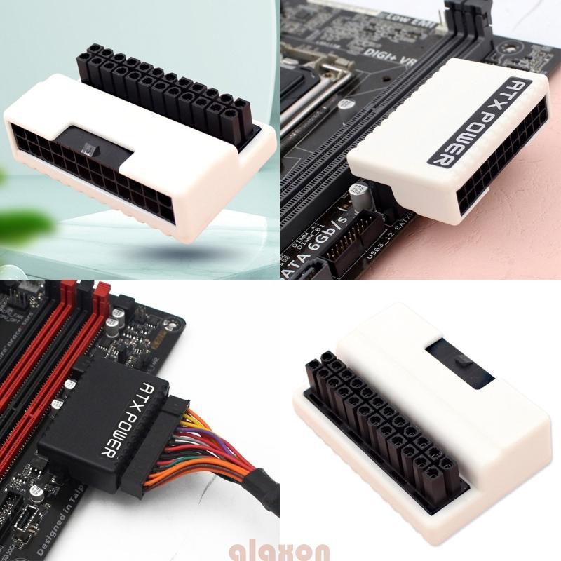 24pin 90 Graus 24 Pinos Para Adaptador Tomada Alimentação Placa-Mãe