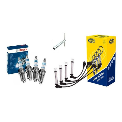 Kit Cabo E Vela Bosch Corsa Wind 1.0 94 95 96 97 98 + Chave