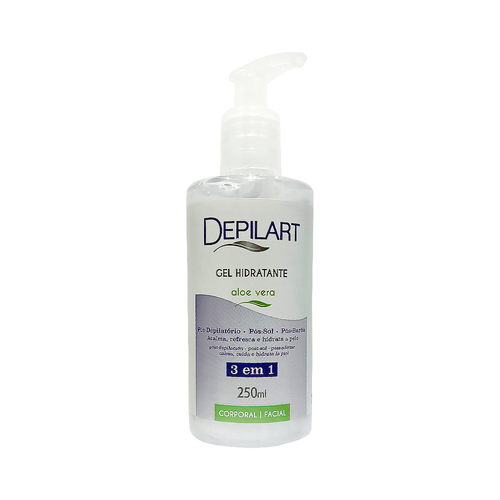 Gel Pós Depilação Depilart Aloe Vera 250ml em Oferta na Shopee