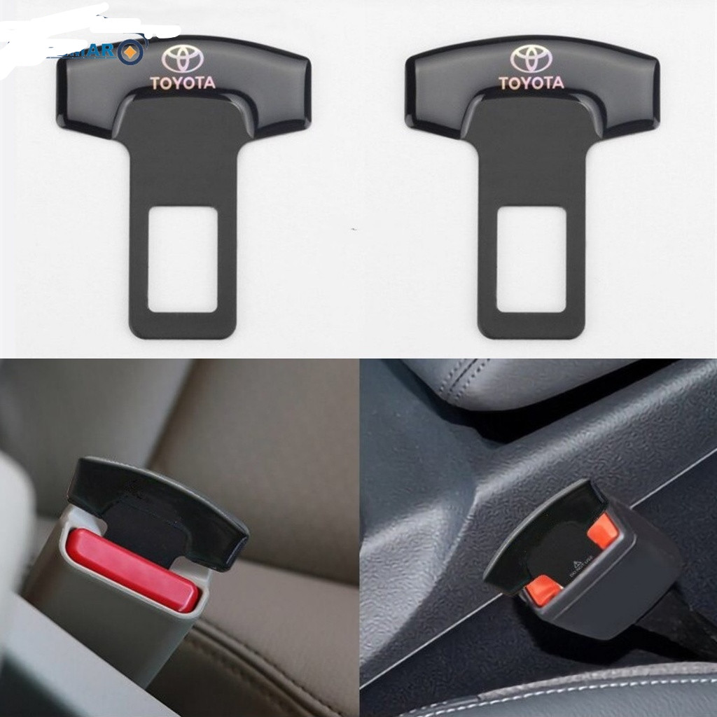 2Pcs Fivelas De Cinto De Segurança Toyota Para Caminhões Reais Corolla Cross Hilux Yaris Etios RAV4 Bandeirante
