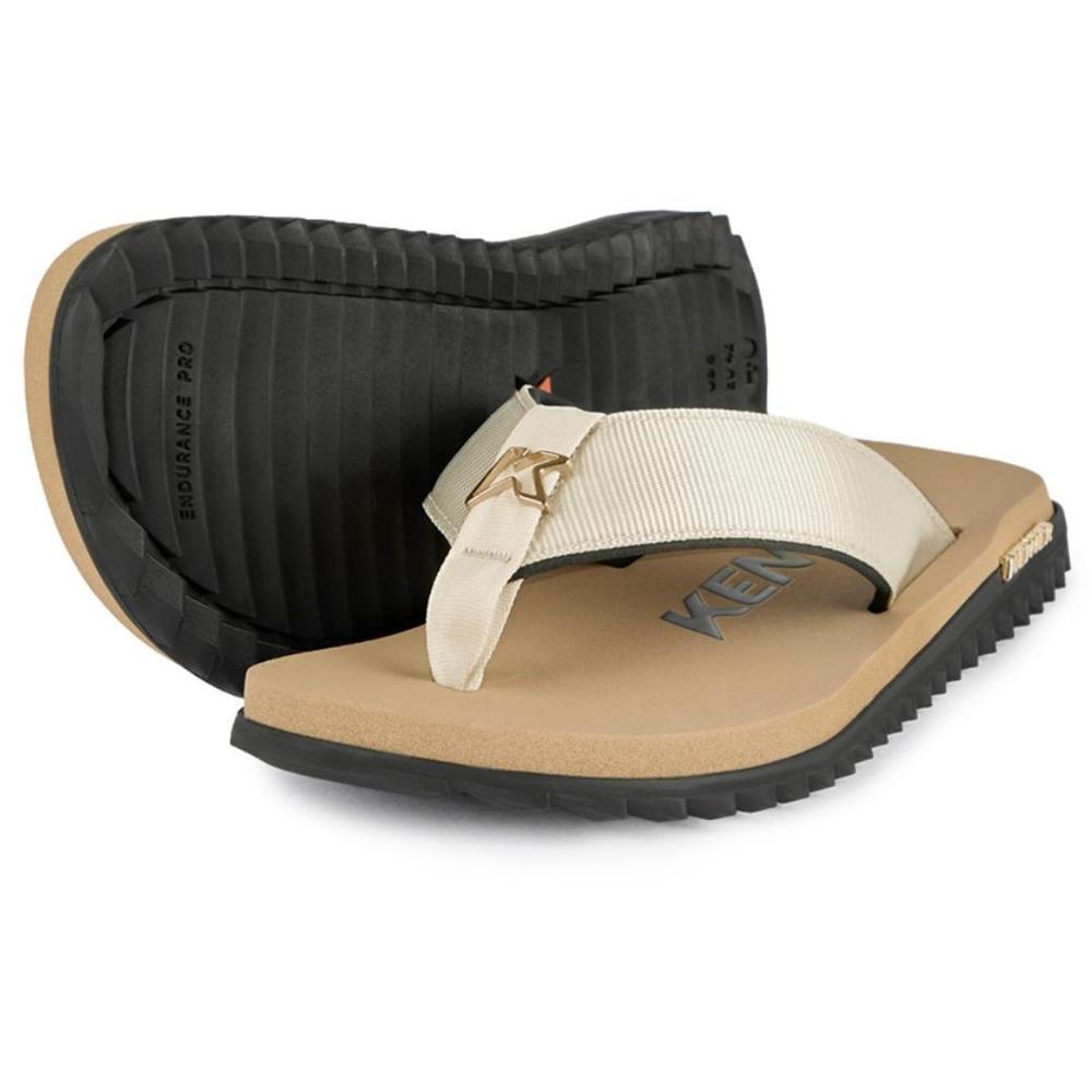 Sandália Kenner Kivah Masculina - Bege e Preto em Oferta na Shopee