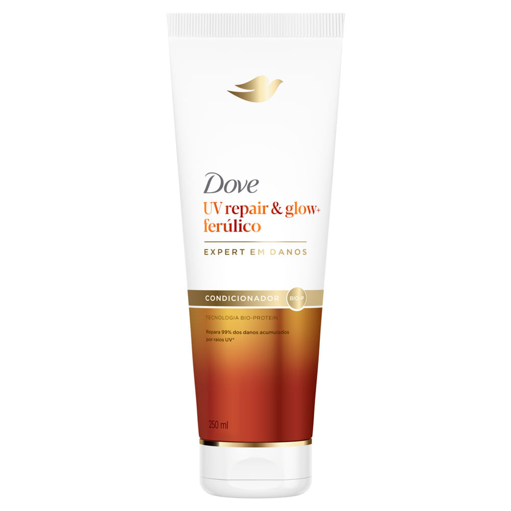 Condicionador Dove UV Repair e Glow Ferúlico Expert em Danos 250ml