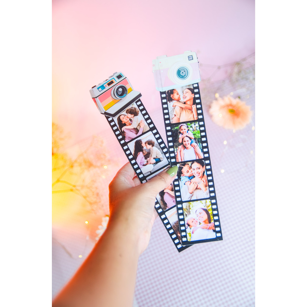 Tirinha de fotos cabine estilo vintage personalizada 01 , 4 ou 8 unidades com ou sem imã presente natal marca pagina em Oferta na Shopee