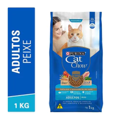 Ração Cat Chow Gatos Adultos Peixe 1kg