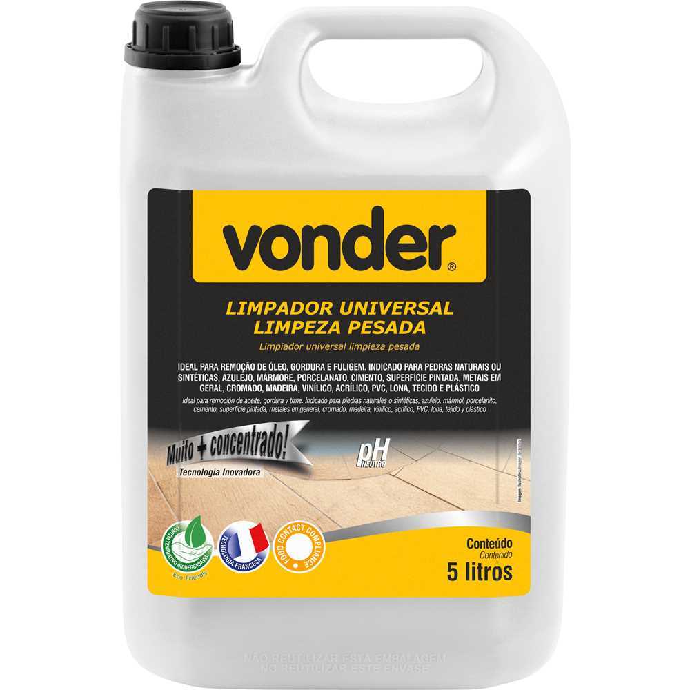 Limpador Universal Limpeza Pesada 5 Litros Vonder em Oferta na Shopee