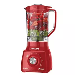 Liquidificador Mondial Turbo Power L-99-fr Liquidificador-127v-vermelho