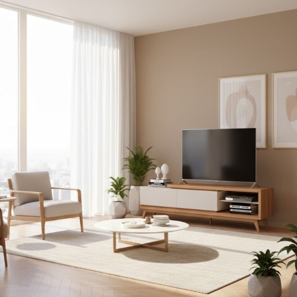 Rack para Tv's até 75 Polegadas Nobre 180cm 2 Gavetas Carvalho/Off White em Oferta na Shopee