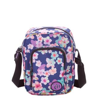 Bolsa Cross Pequena Capricho X04 Azul - Floral em Oferta na Shopee