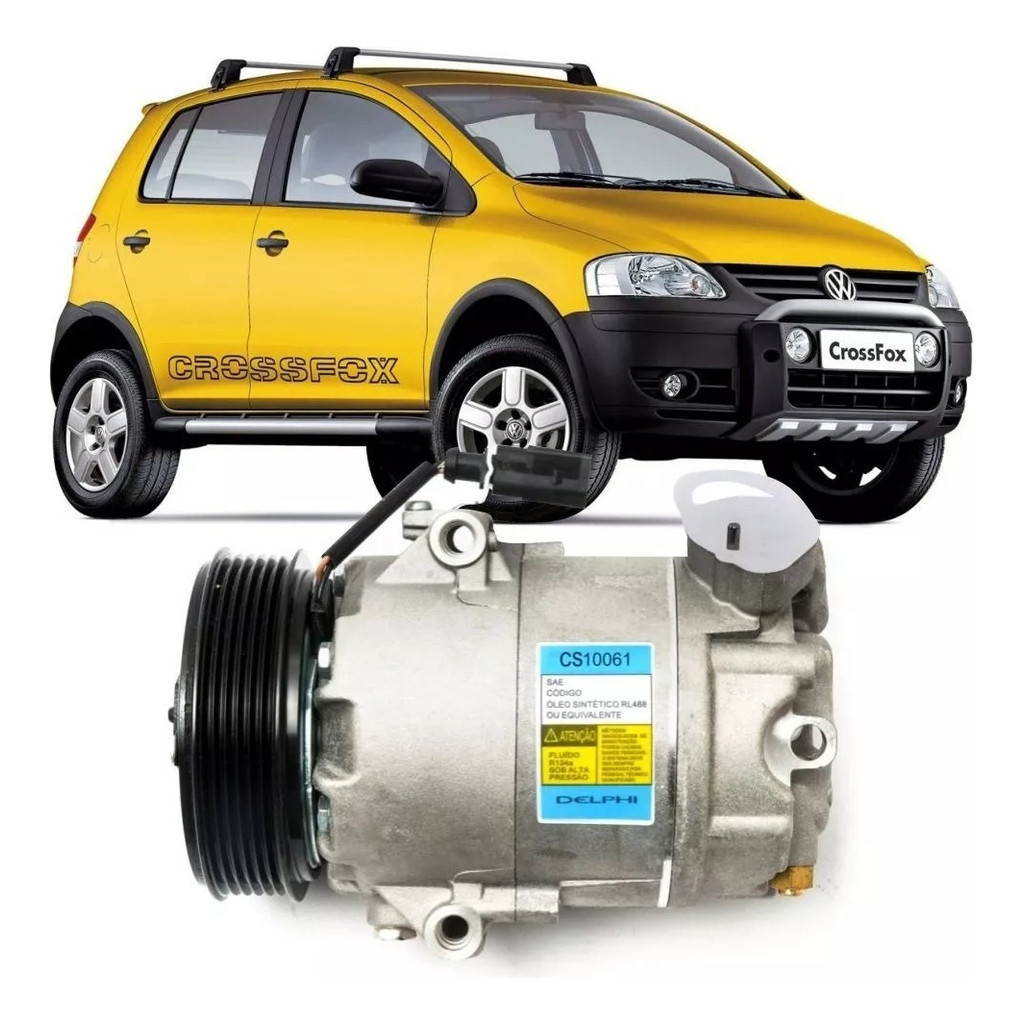 Compressor Ar Crossfox 1.6 2003 A 2015 Original Delphi NF em Oferta na Shopee