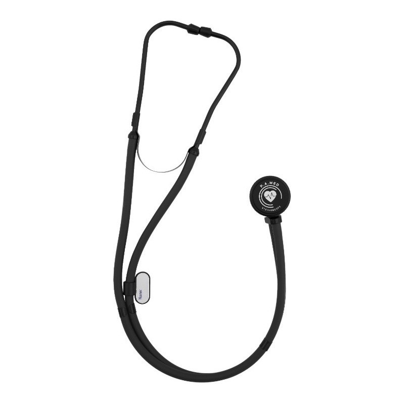 Estetoscópio Rappaport Linha Black P.a Med Cinza Black