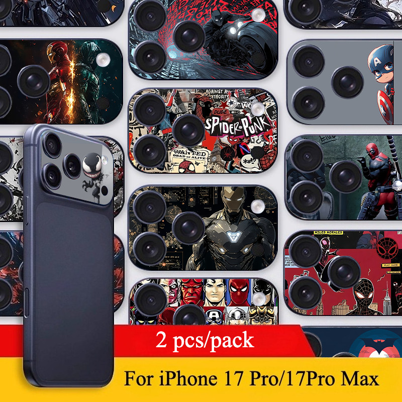[2 Peças] Para iPhone 17 Pro/Max DIY Filme Adesivo De Papel Câmera Fosco Macio/Protetor De Antiarranhões