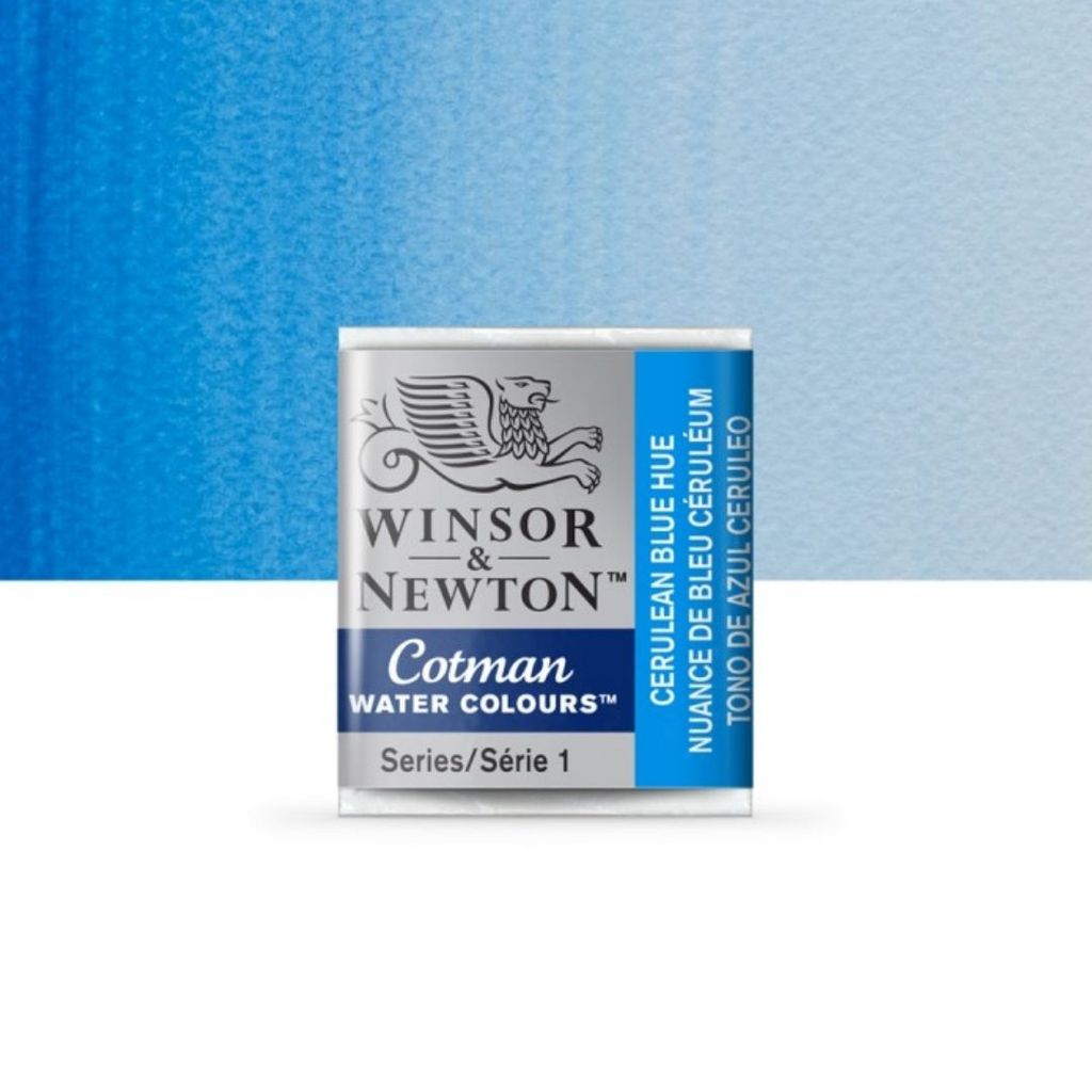 Aquarela Pastilha Winsor & Newton Cotman 139 Cerulean Blue S1 0301139