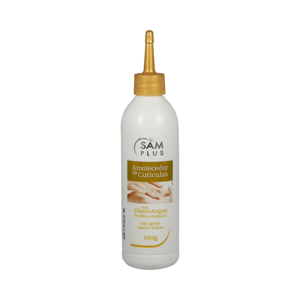 Amolecedor de Cutícula Samplus Argan 100ml em Oferta na Shopee