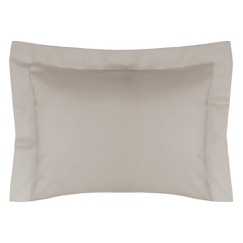 Fronha 50cm x 70cm  Altenburg Algodão Lux 200 Fios  Cinza Inspiração
