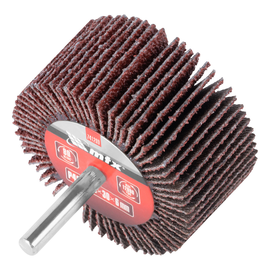 RODA DE LIXA, COM HASTE PARA FURADEIRA, GRAO 40, 60 X 30 X 6MM, 1PC // MTX em Oferta na Shopee