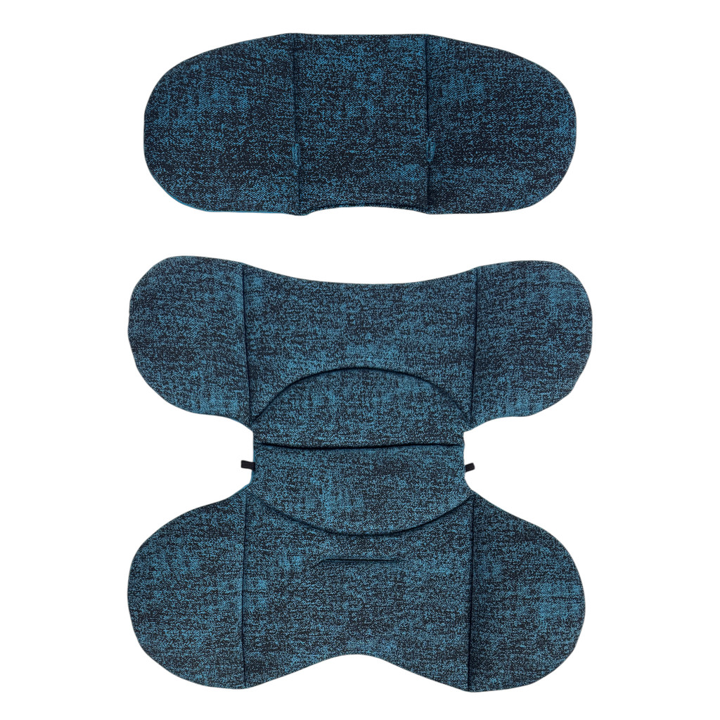 KIT REDUTORES NA COR CIANO PARA CADEIRA SEAT 4 FIX OCTANE CHICCO