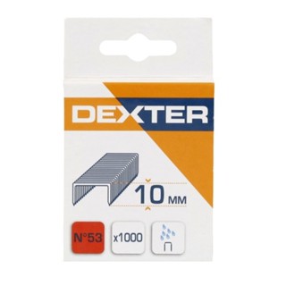 Grampo para grampeador 10mm com 1000 grampos Dexter - Nº 53 em Oferta na Shopee