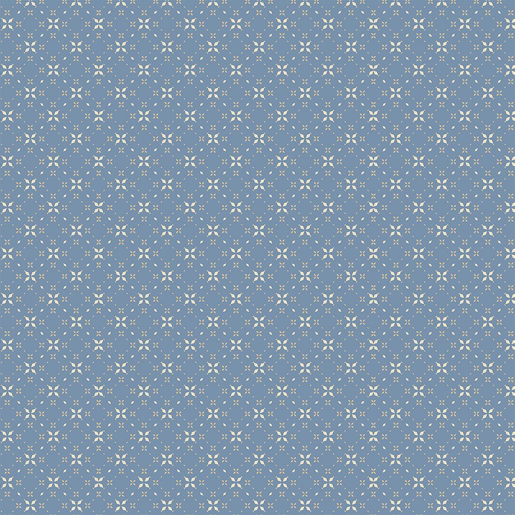 Tecido Tricoline Geométrico Sintonia Fundo Azul Antigo  - Peripan - 50 x 150 cm em Oferta na Shopee