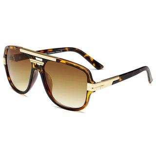 Óculos De Sol Masculino Vintage Quadrado Luxo Gradiente UV400 Tons