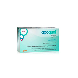 Apoquel 16Mg com 20 Comprimidos Zoetis em Oferta na Shopee