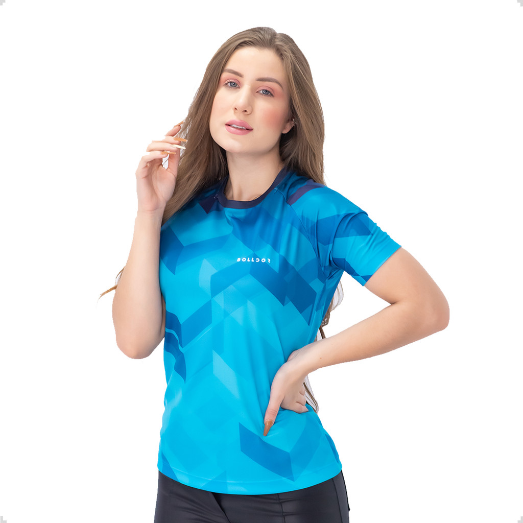 Blusa Feminina Camisa Dry Fit Blusa Academia Feminina Com Proteção Uv B33