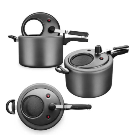 PANELA PRESSAO ANTIADERENTE COM VISOR 4,5L MTA