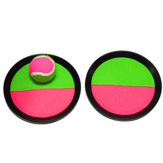 Kit 2 raquetes Velcro + Bola De Tênis Esporte Infantil Bate Gruda Frescobol em Oferta na Shopee