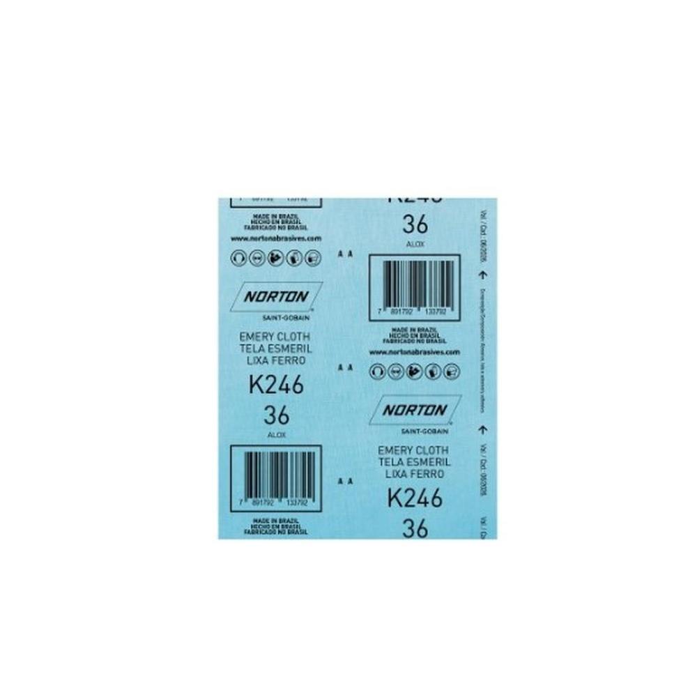 Folha De Lixa Ferro C80 K246 225mm X 275mm