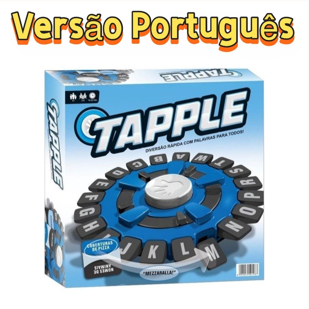 Tapple Jogo Rápido Alfabeto Maluco | Tabuleiro Educativo para Crianças em Oferta na Shopee
