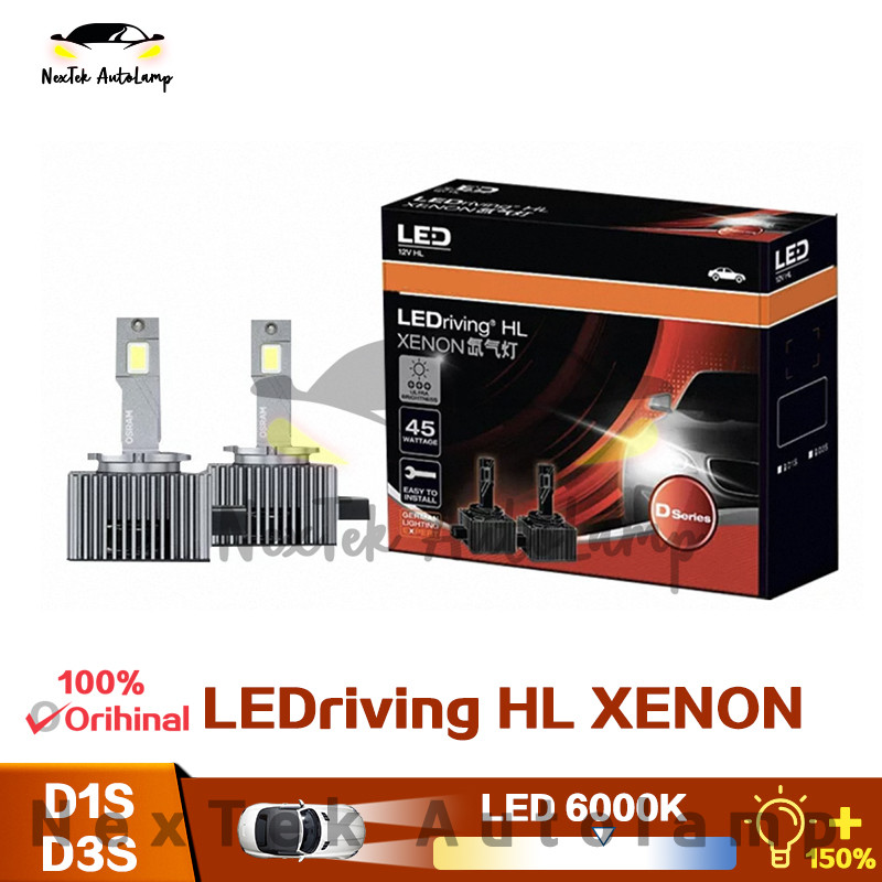 D1S D3S LED 45W 6000K Lâmpada Automotiva De Alta Potência HID Xenon Kit De Atualização 1 : 1 Plug and Play Luz De Carro