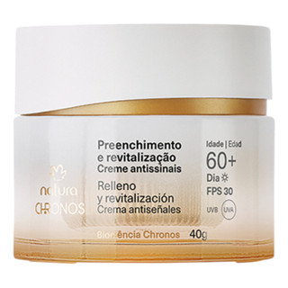 Creme Antissinais Preenchimento e Revitalização 60+ Dia Chronos Derma