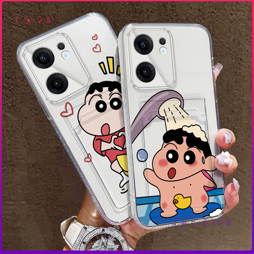 Capa Para Samsung Galaxy A50 A51 A52 A53 A54 A55 A56 A71 A72 A73 M40s A50s A30s A52s A515F A715F 4G 5G Shin-chan Anti-Qu
