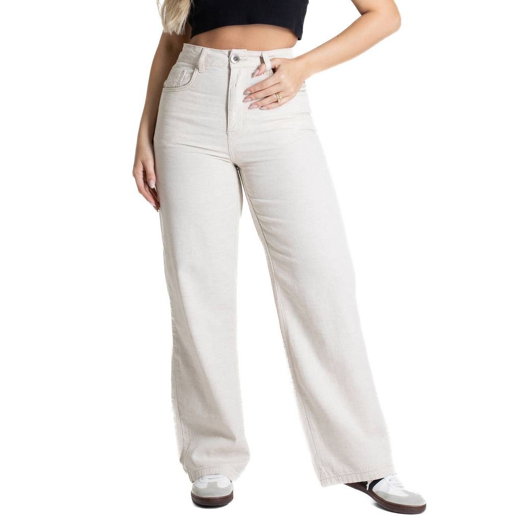 Calça Linho Sawary Wide Leg Petit - 280341 em Oferta na Shopee