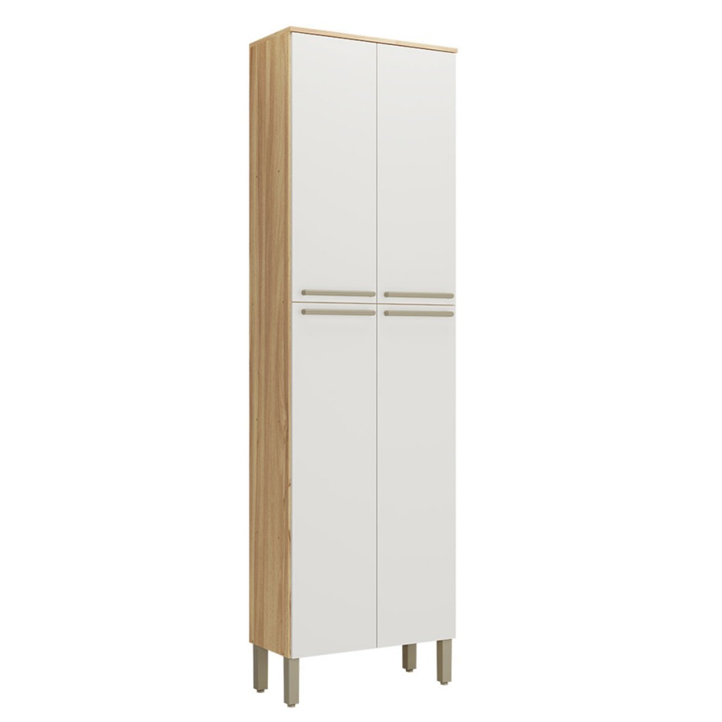 Paneleiro Napoli 4 Portas 4 Prateleiras 100% Mdf em Oferta na Shopee