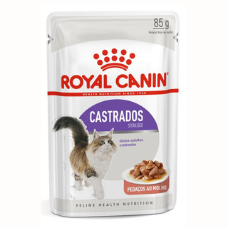 Ração Úmida Sachê Royal Canin Sterilised Para Gatos Adultos Castrados 85g