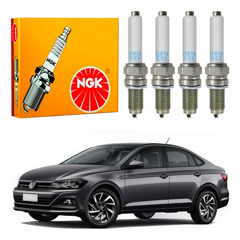 Jogo Velas Ngk Volkswagen Virtus 1.6 16v 2017 A 2020