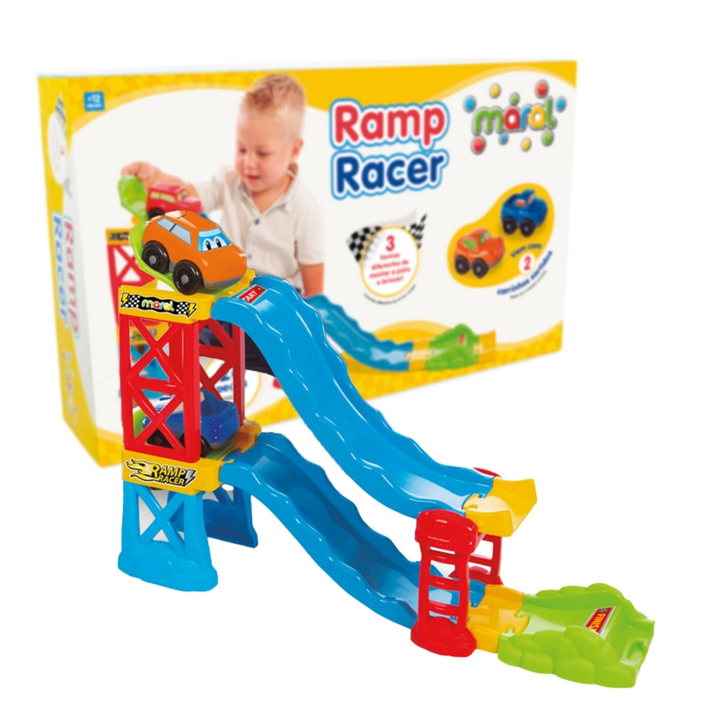 Pista de Carrinhos Ramp Racer Brinquedo 3 em 1 Maral em Oferta na Shopee