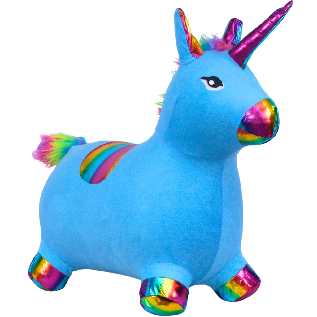 Cavalinho Upa Upa Unicornio Pocoto Pula Pula Azul - Castela