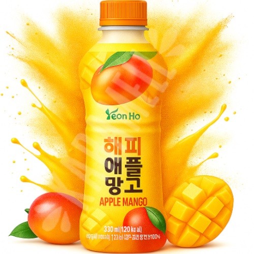 Bebida Happy Apple Mango - Importado Coréia