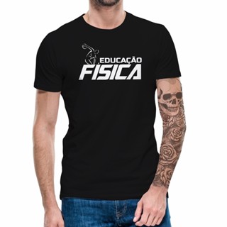 Camiseta Educação Física Camisa Professor Masculina Curso Profissão Algodão Feminina Unissex em Oferta na Shopee