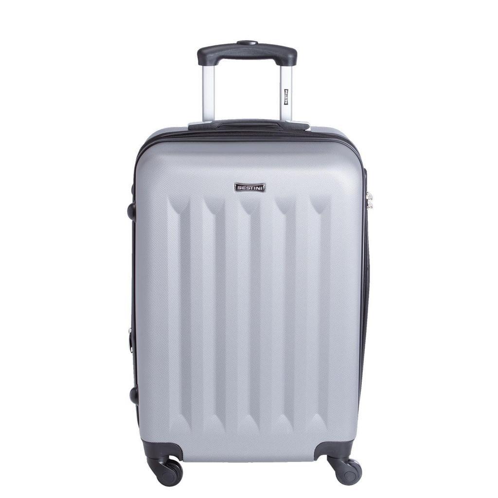 Mala de Viagem Média com Rodas 360° 4 Joy 4 - Prata