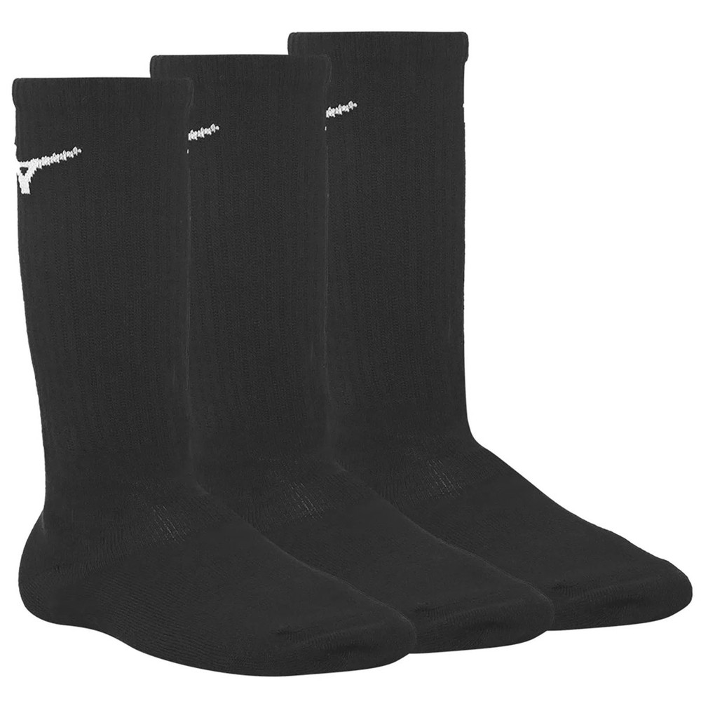 Kit Meia Mizuno Cano Alto Training Pacote com 3 pares - Preto em Oferta na Shopee