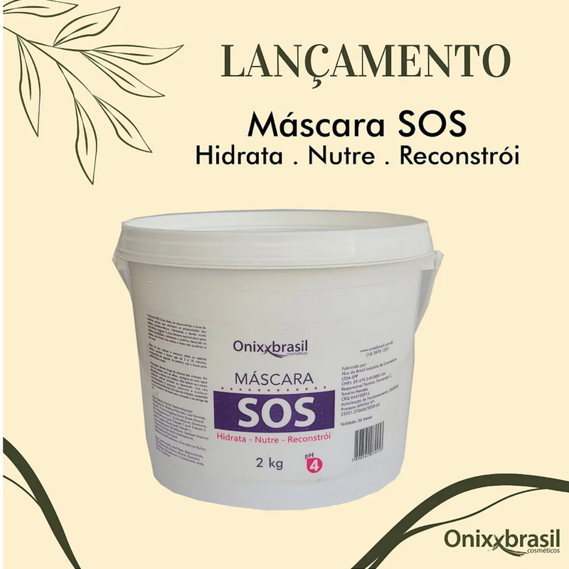 Mascara Onixx Daily Onixx Brasl 2,0kg em Oferta na Shopee