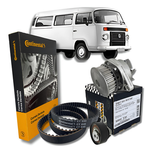 Kit Bomba Dagua Correia Dentada E Tensor Kombi 1.4 Flex em Oferta na Shopee