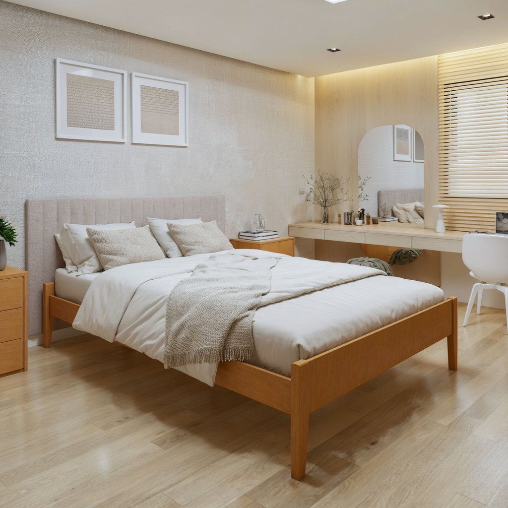 Cama Queen Turca Slim Amêndoa Mel em Oferta na Shopee