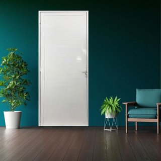 Porta Lambril de Alumínio 210 X 80cm com Maçaneta Linha 25 Esquadrias Bergamo Abertura Direita Direita em Oferta na Shopee